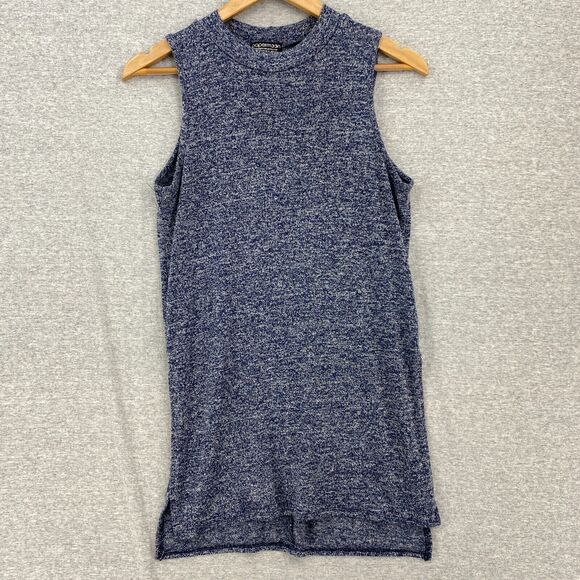 Paper Moon Dress Womens Medium Blue Stitch Fix Sleeveless Pullover Slit Sides - Picture 1 of 9